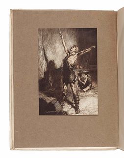 [ILLUSTRATED BOOKS]. RACKHAM, Arthur (1867-1939), illustrator. -- WAGNER, Richard (1813-1883). Margaret Armour, translator. Siegfried & the Twilight o