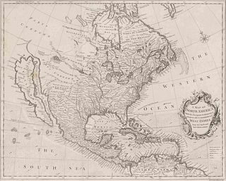 [MAPS & ATLASES]. SEALE, Richard William. A Map of North America With the European Settlements & whatever else is remarkable in ye West Indies from th