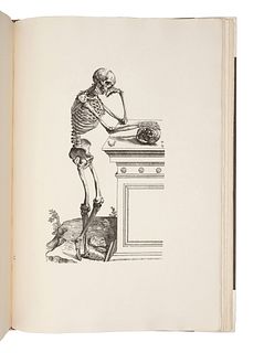 [MEDICINE]. VESALIUS, Andreas (1514-1564). Icones anatomicae. Munich: The Bremer Press for the New York Academy of Medicine and the University of Muni