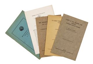 [TRAVEL & EXPLORATION] -- [MOUNTAINEERING]. A group of 5 pamphlets and 3 works on mountaineering in Canada, including: