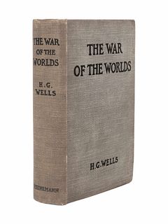 WELLS, H. G. (1866-1946). The War of the Worlds. London: William Heinemann, 1898. FIRST EDITION. 