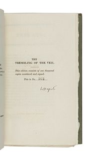 YEATS, William Butler (1865-1939). The Trembling of the Veil. London: Privately printed for subscribers only by T. Werner Laurie, Ltd., 1922. FIRST ED