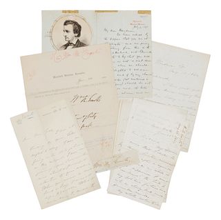 [JOHNSON, Andrew]. EVARTS, William Maxwell (1818-1901). An archive of correspondence. 