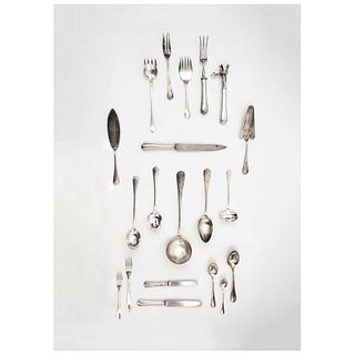 Cutlery Service. France, ca. 1900. CHRISTOFLE. Made in silver metal.