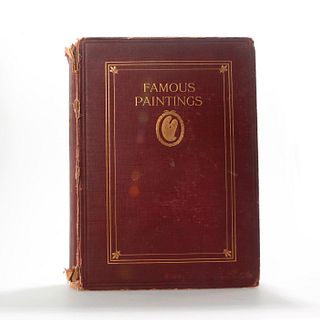 ANTIQUE BOOK, FAMOUS PAINTINGS FROM WORLDS GREAT GALLERIES