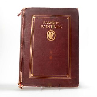 ANTIQUE BOOK, FAMOUS PAINTINGS FROM WORLDS GREAT GALLERIES