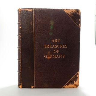 ANTIQUE VICTORIAN BOOK, ART TREASURES OF GERMANY