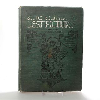 ANTIQUE VICTORIAN BOOK, THE HUNDRED BEST PICTURES