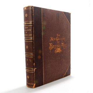 ANTIQUE VICTORIAN BOOK, THE NEW GALLERY OF BRITISH ART