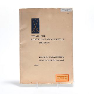 BOOK, 1933 CATALOG FOR PORZELLAN MANUFAKTUR MEISSEN