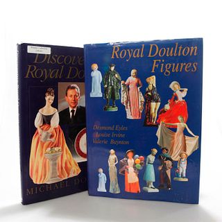 2 BOOKS, ROYAL DOULTON FIGURES, DISCOVERING ROYAL DOULTON