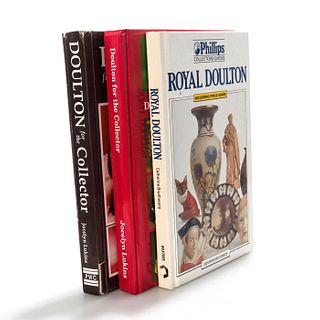 3 ILLUSTRATED ROYAL DOULTON COLLECTOR BOOKS