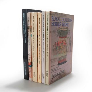 BOOKS, 5 VOLUME SET, ROYAL DOULTON SERIES WARE BY LOUISE IRVINE