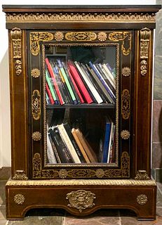 Napoleon III Boulle Style Bookcase, late 19thc.