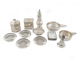 A Group of English and American Silver and Silverplate Articles