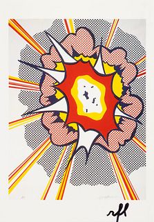 Roy Lichtenstein
(American, 1923-1997)
Explosion; Postcard Edition