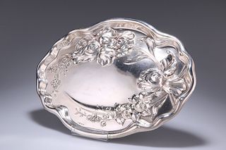 AN ART NOUVEAU SILVER DRESSING TABLE TRAY
 by Thom
