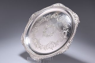 AN EDWARDIAN SILVER SALVER
 by Atkin Brothers, She