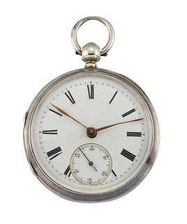 A VICTORIAN SILVER FUSEE LEVER POCKET WATCH
 by Wi