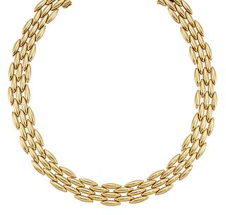 A 'GENTIANE' NECKLACE, BY CARTIER
 Formed from pol