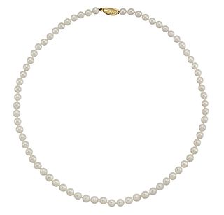 A CULTURED PEARL NECKLACE
  Comprising seventy-one