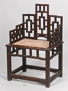 Chinese Throne Chair, early 20th century
