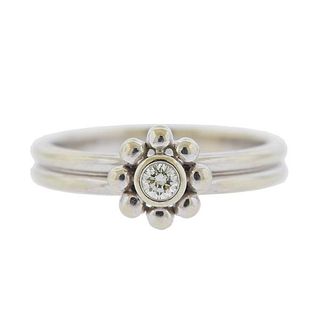 Tiffany &amp; Co Picasso 18k Gold Diamond Flower Ring
