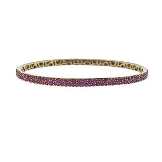 Ippolita Glamazon Pink Sapphire 18k Gold Bracelet