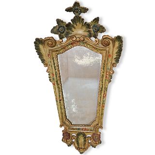 Italian Rococo Style Shaped Mirror