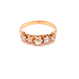 14k Gold Diamonds Ring 