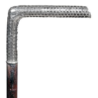 Hammered Silver Dress Cane