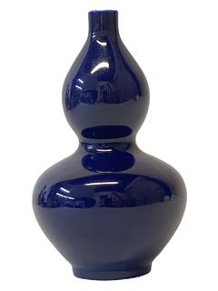 Chinese Royal Blue Porcelain Vase