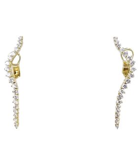 Jose Hess 2.50ct Diamond Earrings