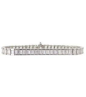 8.50ct Baguette Diamond Bracelet