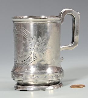 Georgia Agricultural Coin Silver Cup