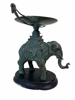 Maitland Smith Elephant Sculpture