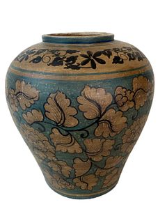 Asian Terracotta Flower Vase