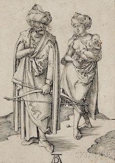 Albrecht Dürer (German, 1471-1528)      The Turkish Family
