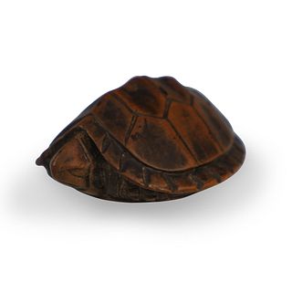 Japanese Carved Turtle Netsuke