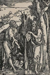 Albrecht Dürer (German, 1471-1528)      St. John the Baptist and St. Onuphrius