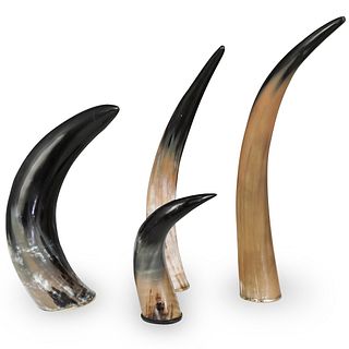 (4 Pc) Restoration Hardware Decorative Horn Collection