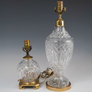 (2 Pc) Waterford Crystal Table Lamps