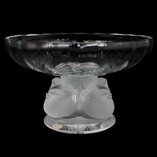 Lalique "Nogent" Crystal Compote