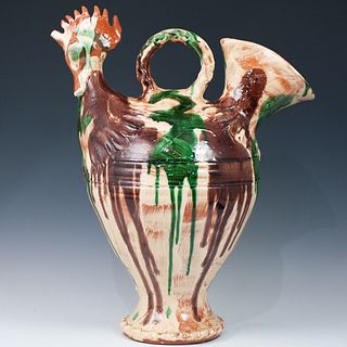 A. Mateo Ceramic Figural Ewer