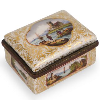 French Sevres Style Porcelain Box