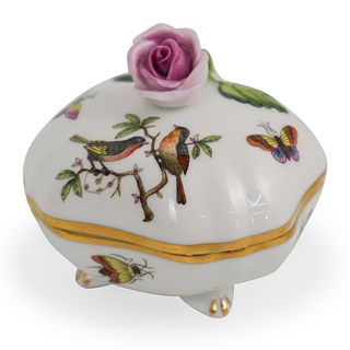 Herend Porcelain "Rothschild" Trinket Box
