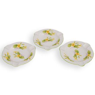 (3Pc) Shelley Porcelain Pin Dishes