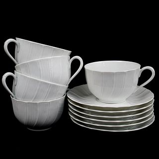 (11 Pc) B&C Limoges Porcelain Tea Set