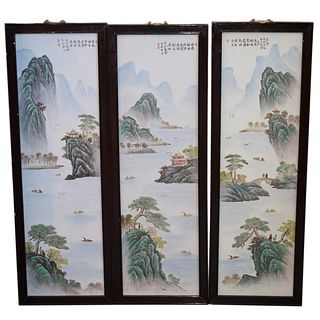 Chinese Porcelain Plaques