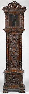 Carved Tall Clock Case